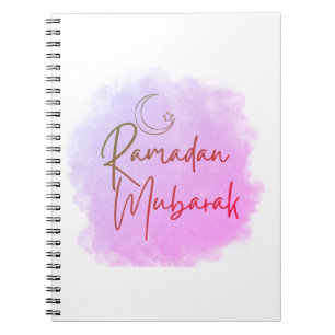 Ramadan mubarak notitieboek