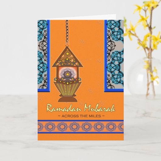 Ramadan Mubarak, Over de Mijlen, Fanos Lantaarn Kaart (Gele Bloem)