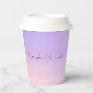 Ramadan Mubarak Paper Cups Papieren Bekers