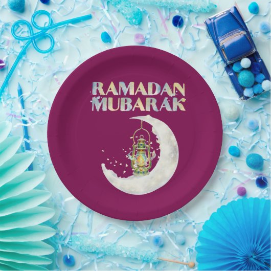 Ramadan Mubarak Papieren Bordje (Feest)