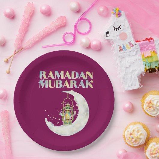 Ramadan Mubarak Papieren Bordje (Feest)