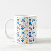 Ramadan Mubarak Pattern Koffiemok (Links)