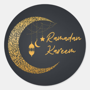 Ramadan Mubarak - Ramadan Kareem - Eid Mubarak Ronde Sticker