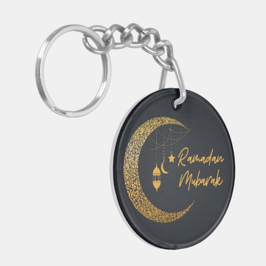 Ramadan Mubarak - Ramadan Kareem - Eid Mubarak Sleutelhanger (Voorkant Links)