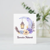 Ramadan Mubarak | Ramadan Kareem Feestdagenkaart (Staand voorkant)