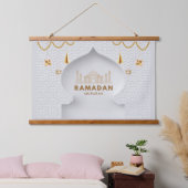 Ramadan Mubarak | Ramadan Kareem Hangend Wandkleed (Slaapkamer)