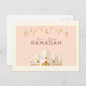 Ramadan Mubarak | Ramadan Kareem Holiday Briefkaar Briefkaart (Voorkant / Achterkant)