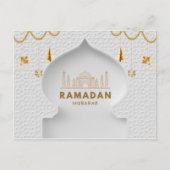 Ramadan Mubarak | Ramadan Kareem Holiday Briefkaart (Voorkant)