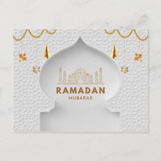 Ramadan Mubarak | Ramadan Kareem Holiday Briefkaart (Voorkant)