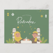 Ramadan Mubarak | Ramadan Kareem Holiday Postcard Briefkaart (Voorkant)