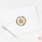 Ramadan Mubarak Ronde Sticker (Envelop)