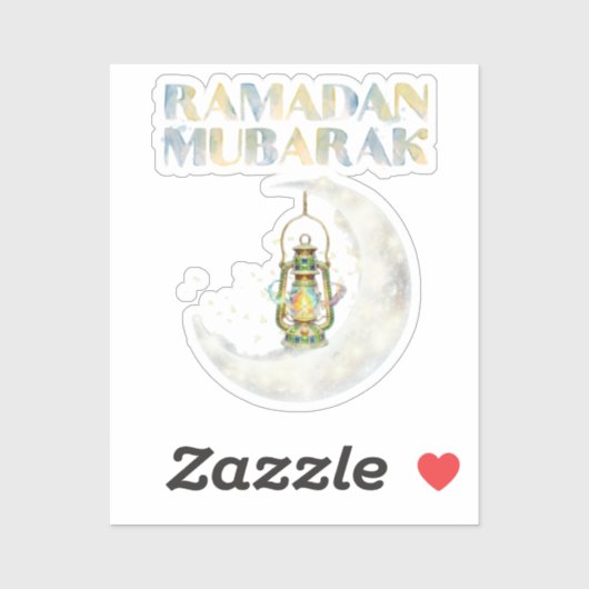Ramadan Mubarak Sticker (Vel)