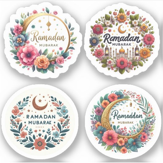Ramadan Mubarak Sticker (Voorkant)
