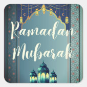 Ramadan Mubarak Sticker (Voorkant)