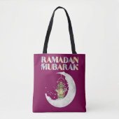 Ramadan Mubarak Tote Bag (Voorkant)