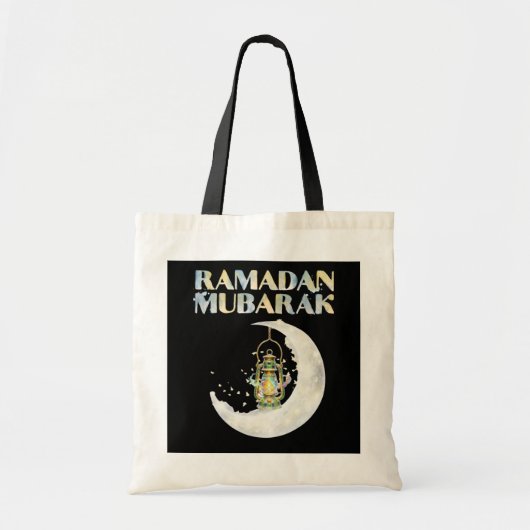 Ramadan Mubarak Tote Bag (Voorkant)