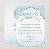 Ramadan Mubarak Uitnodigingen – Elegante Familie I (Voorkant / Achterkant)