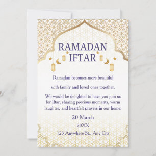 Ramadan Mubarak Uitnodigingen – Elegante Familie I