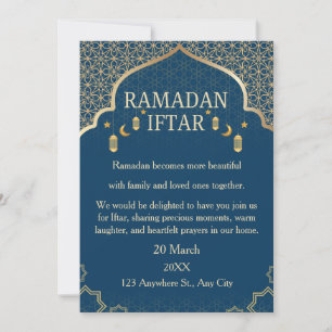 Ramadan Mubarak Uitnodigingen – Elegante Familie I
