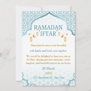 Ramadan Mubarak Uitnodigingen – Elegante Familie I