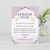 Ramadan Mubarak Uitnodigingen – Elegante Familie I (Staand voorkant)