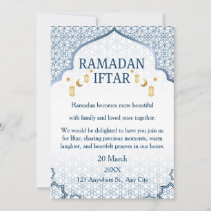 Ramadan Mubarak Uitnodigingen – Elegante Familie I