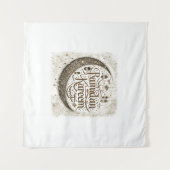 Ramadan Mubarak viert traditionele lantaarns Wandkleed (Voorkant (horizontaal))