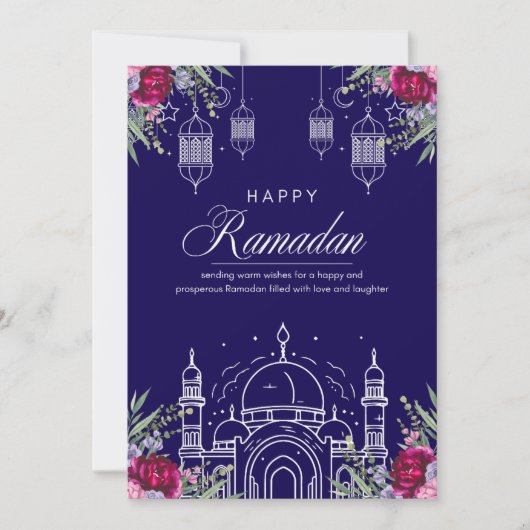 Ramadan Mubarak wenskaart  Feestdagenkaart (Voorkant)