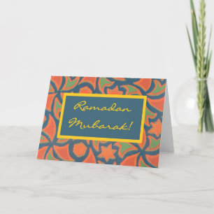 Ramadan Mubarak wenskaart Kaart