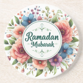 Ramadan Mubarak Zandsteen Onderzetter