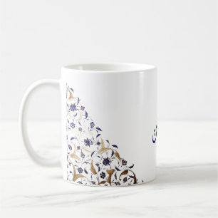 Ramadan Mubark in goud en blauw Koffiemok