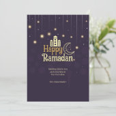 Ramadan Night Holiday Card Feestdagenkaart (Staand voorkant)