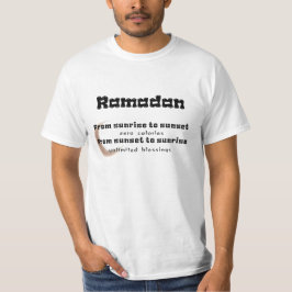 Ramadan Noun Nul Calorieën Zegeningen T-shirt
