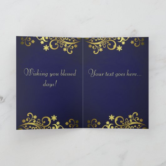 Ramadan of wensen Eid - Wenskaart Kaart (Binnen)