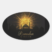 Ramadan Ovale Sticker (Voorkant)