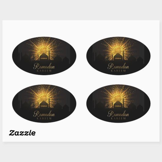 Ramadan Ovale Sticker (Vel)