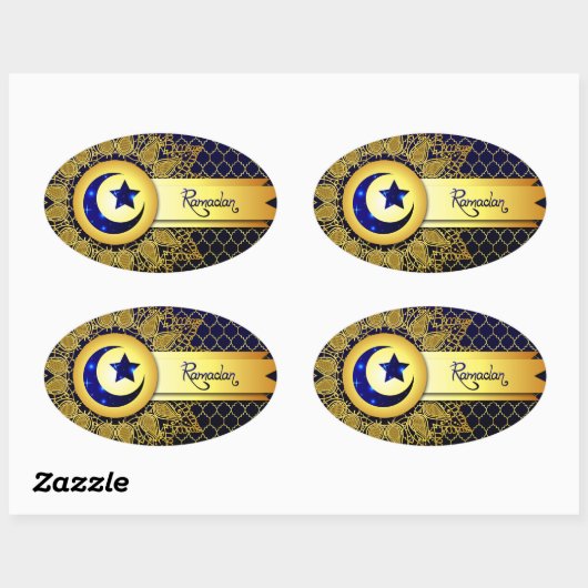 Ramadan Ovale Sticker (Vel)