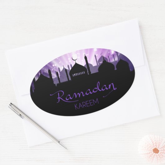 Ramadan Ovale Sticker (Envelop)