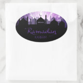 Ramadan Ovale Sticker (Tas)