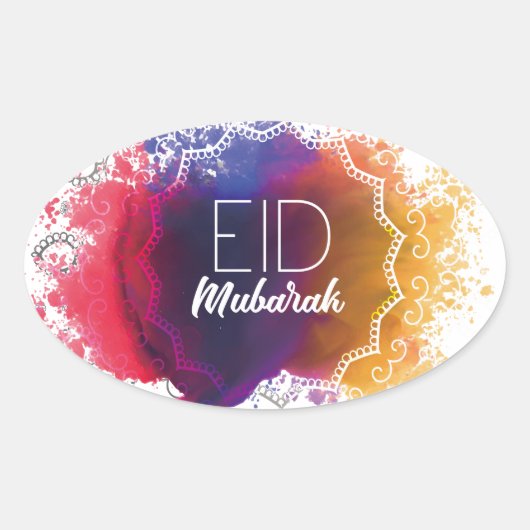 Ramadan Ovale Sticker (Voorkant)