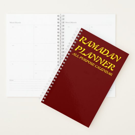 Ramadan Planner Small (5,5 x 8,5 inch) Planner (Display)