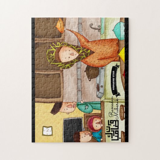 Ramadan Puzzle Preparing Iftar Legpuzzel (Verticaal)