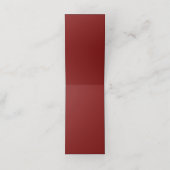 Ramadan QR Code Table Tent Card | Red Iftar Menu S (Binnenkant ongevouwen)