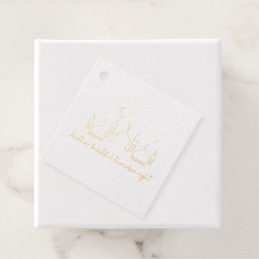 RAMADAN RAMADAN KAREEM RAMADAN MUBARAK MARGARITA BEDANKJES LABELS (Met doos)