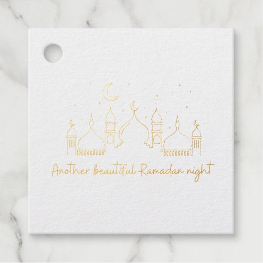 RAMADAN RAMADAN KAREEM RAMADAN MUBARAK MARGARITA BEDANKJES LABELS (Voorkant)