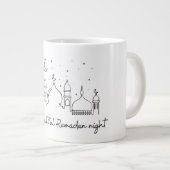 RAMADAN RAMADAN KAREEM RAMADAN MUBARAK PATCH LABE GROTE KOFFIEKOP (Voorkant rechts)