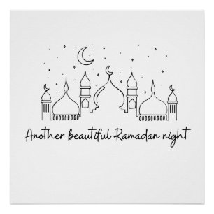 RAMADAN RAMADAN KAREEM RAMADAN MUBARAK PERFECT POSTER