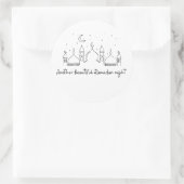 RAMADAN RAMADAN KAREEM RAMADAN MUBARAK RONDE STICKER (Tas)