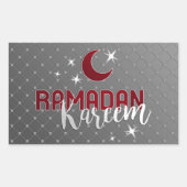 Ramadan Rechthoekige Sticker (Voorkant)