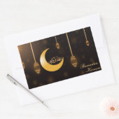 Ramadan Rechthoekige Sticker (Envelop)